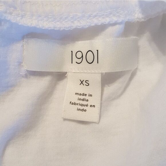1901 Tie Back Cotton Tee - Size XS - Picture 6 of 8